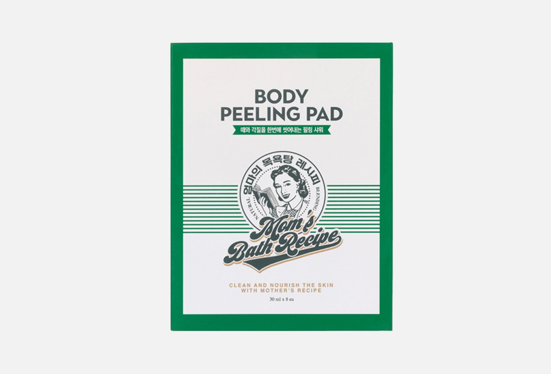 Mom's Bath Recipe Body Peeling Pad Soy Milk 