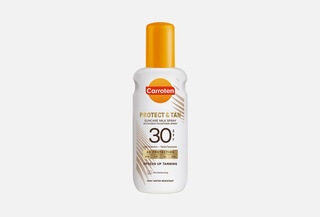 CARROTEN sun care milk spray spf 30 protect and tan 