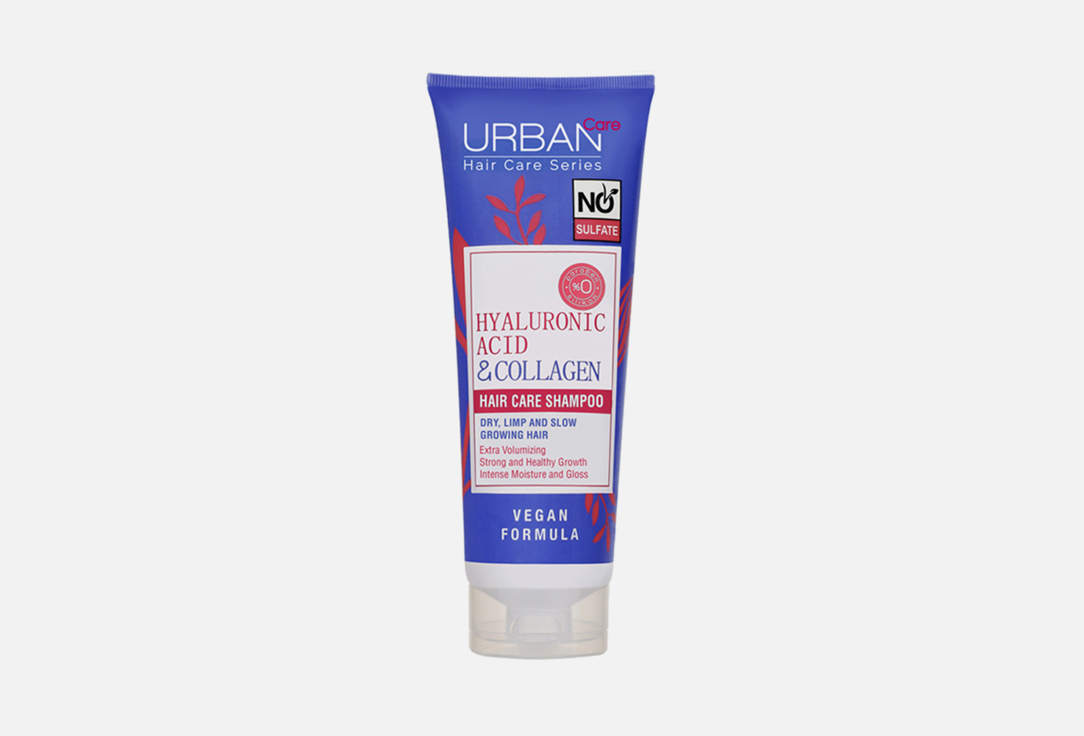 URBAN CARE Sulfate Free Shampoo For Dry & Slow Growing Hair Hyaluronic Acid & Collagen