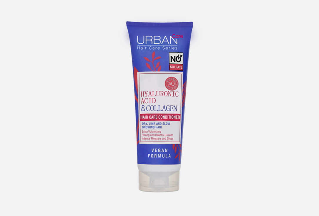 URBAN CARE Sulfate Free Conditioner For Dry & Slow Growing Hair Hyaluronic Acid & Collagen