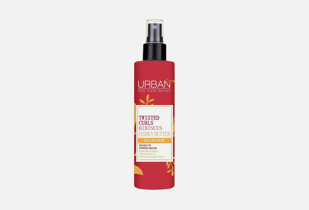 URBAN CARE Leave-In  Spray Conditioner For Curly Hair Hibiscus & Shea Butter