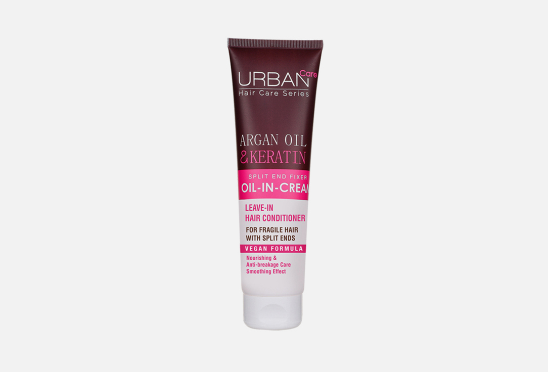 URBAN CARE Leave-In Conditioner For Fragile Hair With Split Ends Argan Oil & Keratin