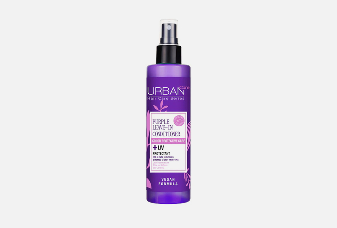 URBAN CARE Anti-Brassiness Leave-In Hair Spray Conditioner Purple