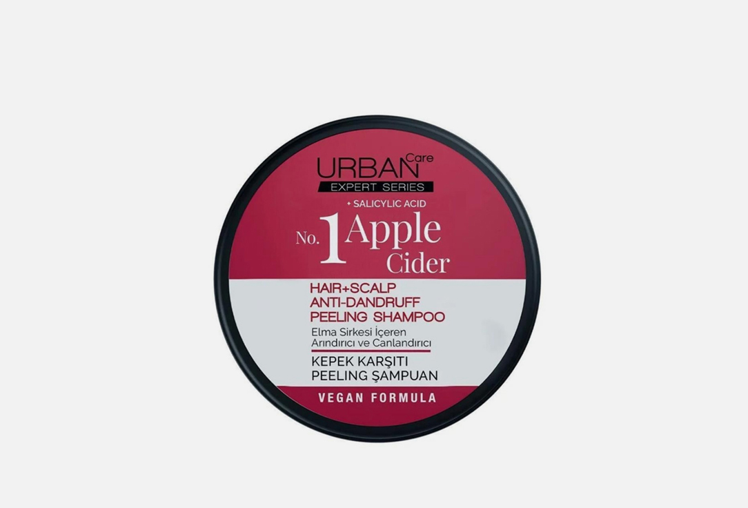 URBAN CARE Hair & Scalp Anti-Dandruff Peeling Shampoo Salicylic Acid Apple Cider