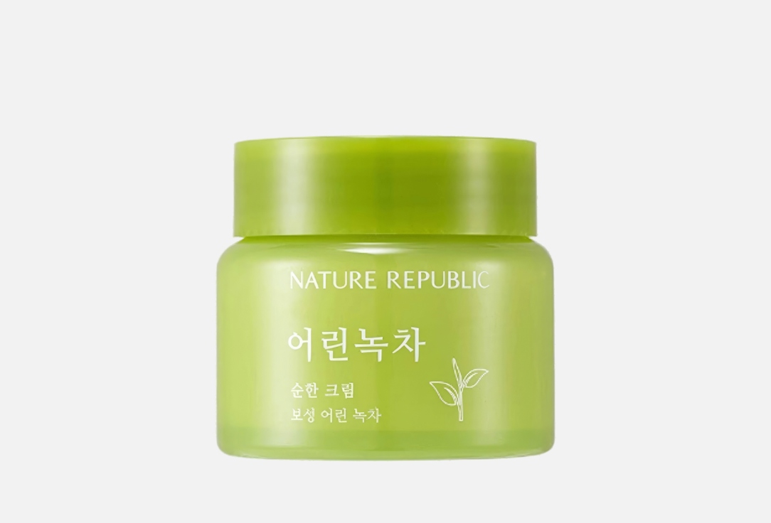 Nature Republic Mild Face Cream  Mild Green Tea