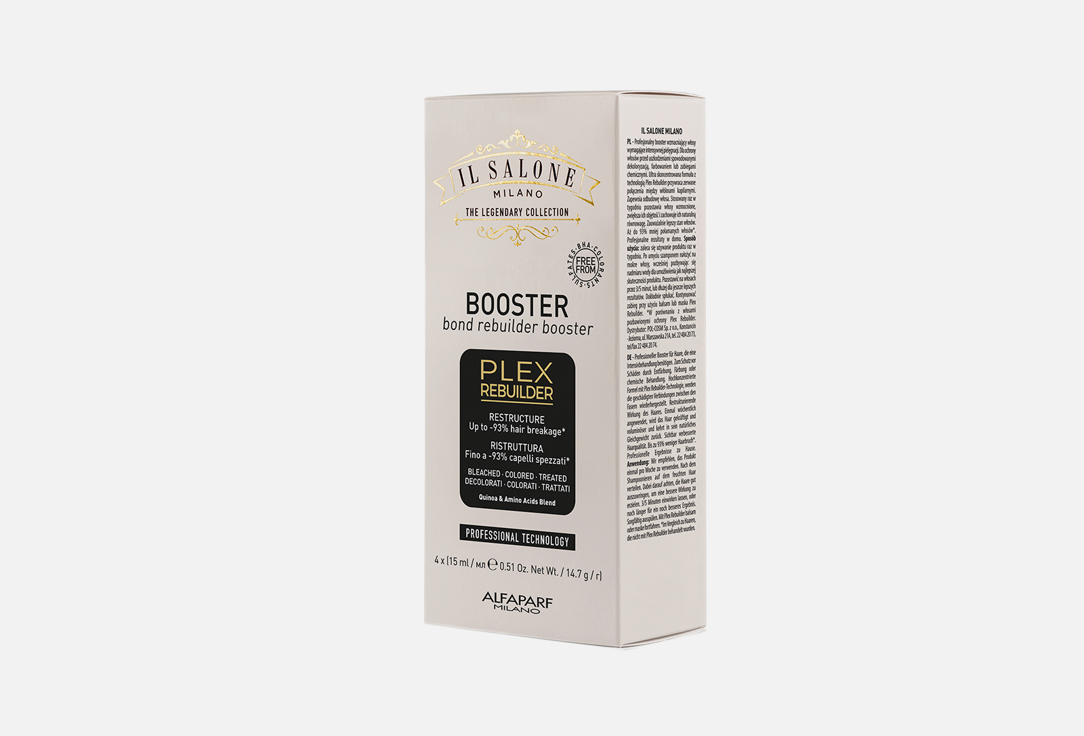 Il Salone Milano Booster restructuring hair serum Professional Technology