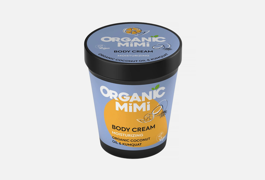 ORGANIC MIMI Body Cream Moisturizing Coconut & Kumquat