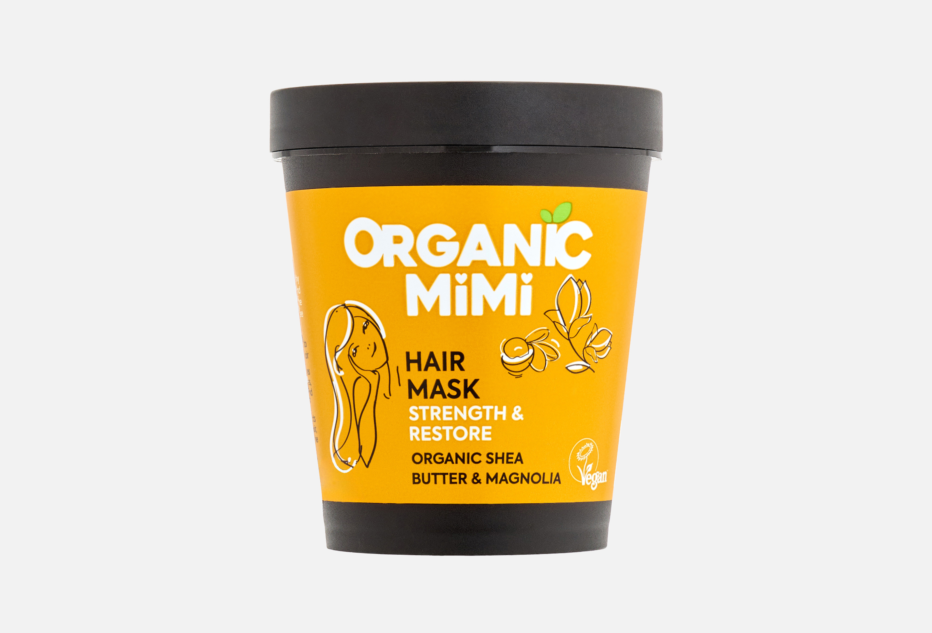 ORGANIC MIMI Hair Mask Strength & Restore Shea & Magnolia 200 ml