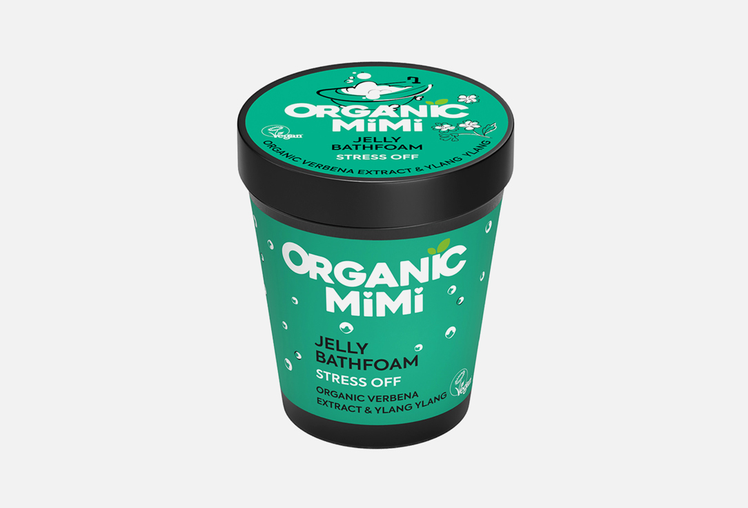 ORGANIC MIMI Bath foam Jelly Stress Off Verbena & Ylang Ylang