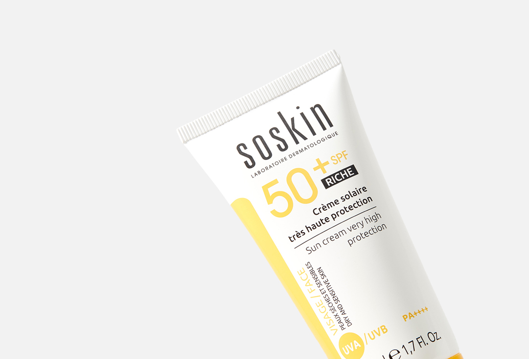 Soskin Sunscreen cream SPF50+ Sun Guard Sun Cream