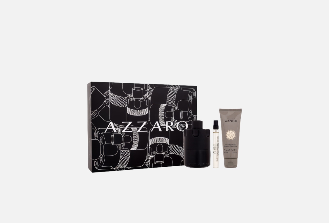 Azzaro Eau de Parfum INTENSE & Hair and Body Shampoo SET THE MOST WANTED 