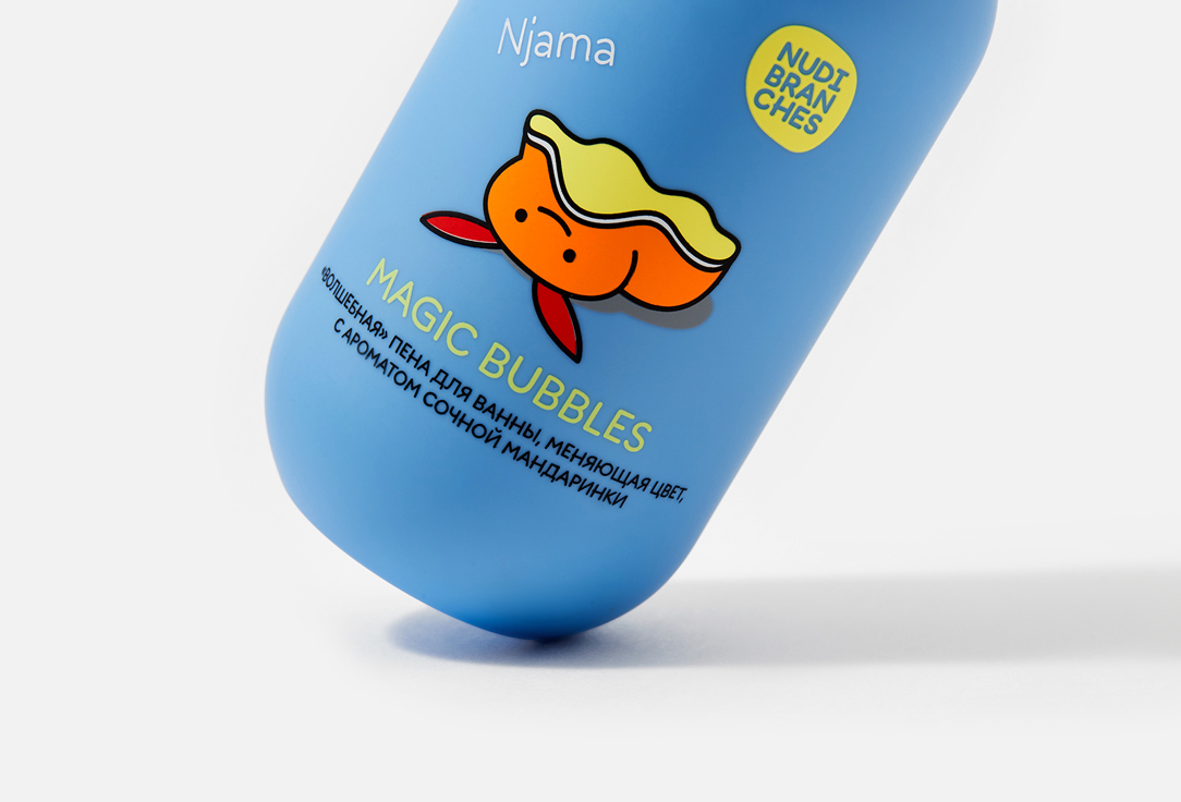 Nudibranches Color-changing bubble bath MAGIC BUBBLES bouncing tangerine