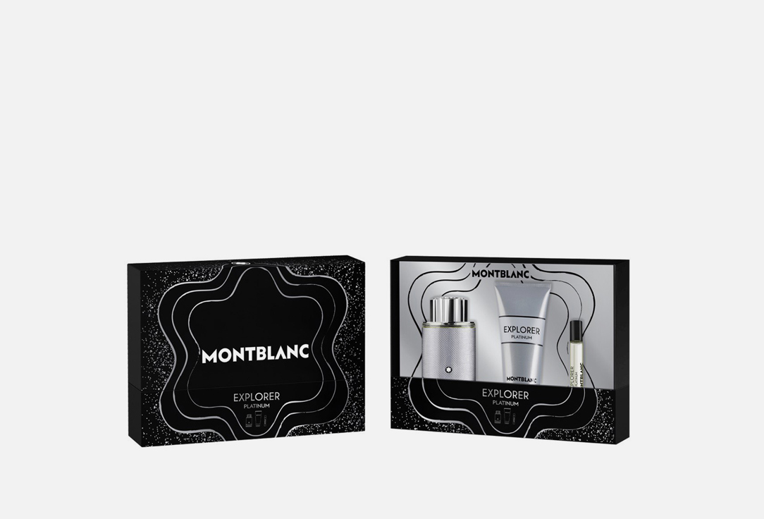 MONTBLANC Eau de Parfum & Shower Gel Set explorer platinum