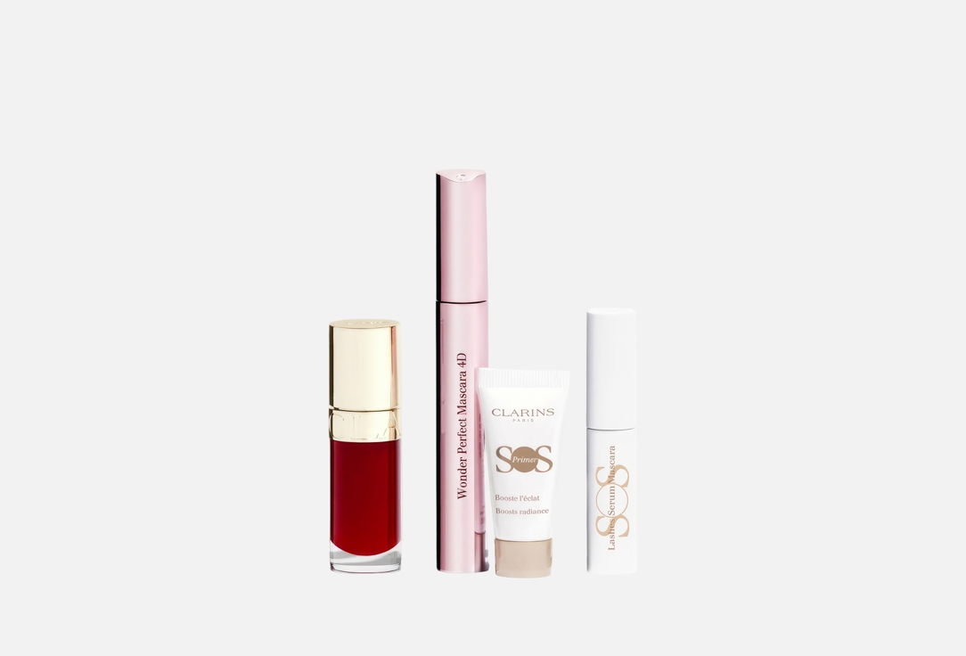 Clarins skincare and makeup set Wonder Perfect 4D