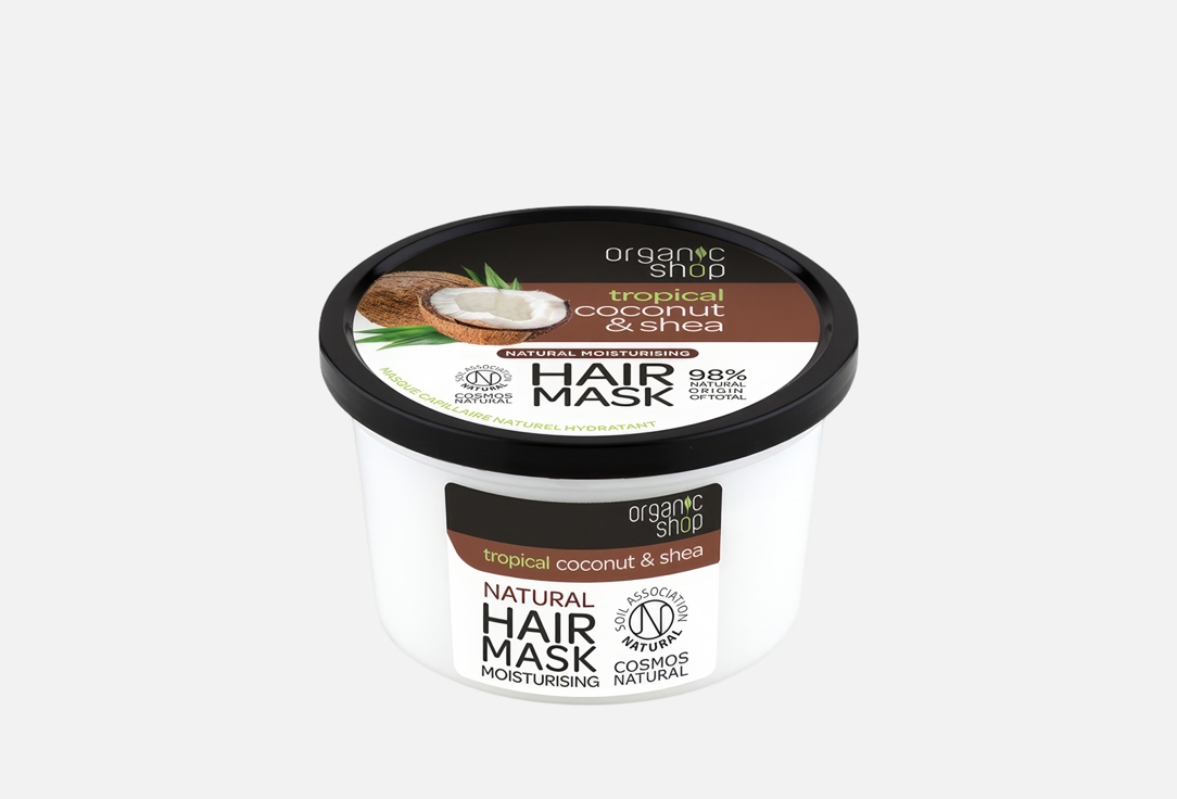 Organic Shop Moisturizing HAIR MASK Tropical COCONUT & SHEA