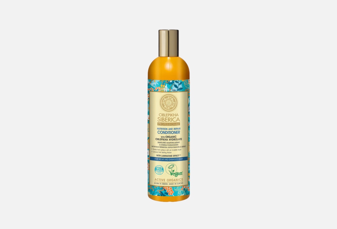 Natura Siberica Vitamin CONDITIONER for weak & damaged hair OBLEPIKHA Nutrition & Repair