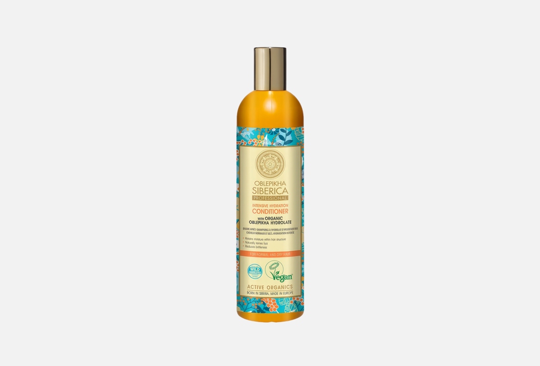 Natura Siberica Revitalizing CONDITIONER FOR NORMAL & DRY HAIR OBLEPIKHA Intensive Hydration