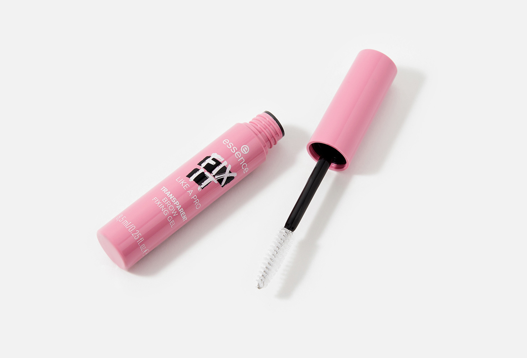 essence TRANSPARENT BROW FIXING GEL FIX IT LIKE A PRO