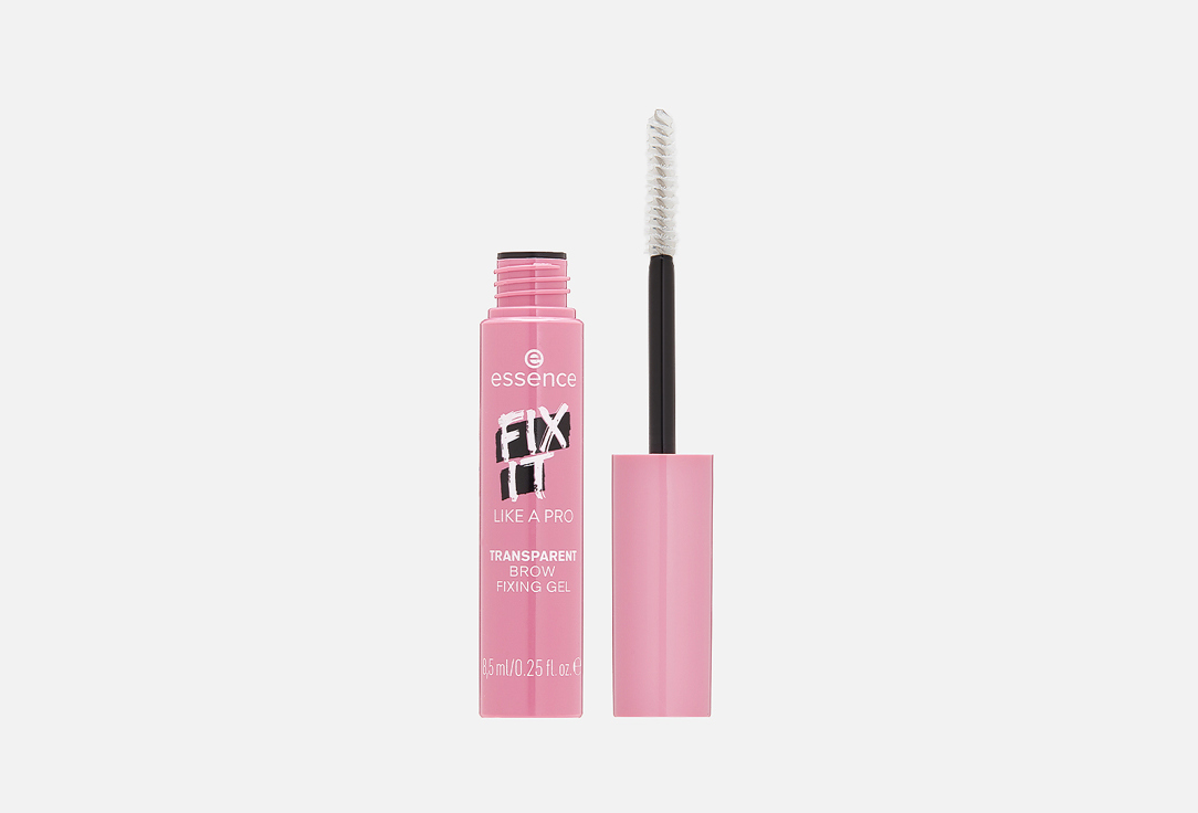 essence TRANSPARENT BROW FIXING GEL FIX IT LIKE A PRO