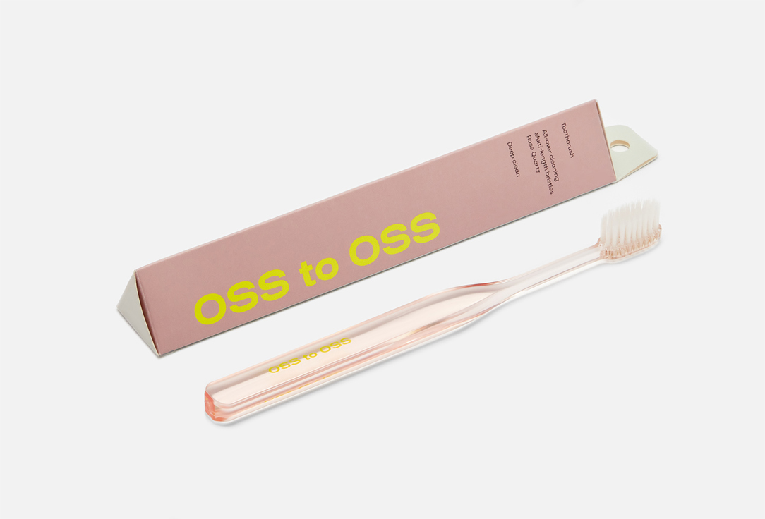 oss to oss Medium-hard toothbrush All-over cleaning