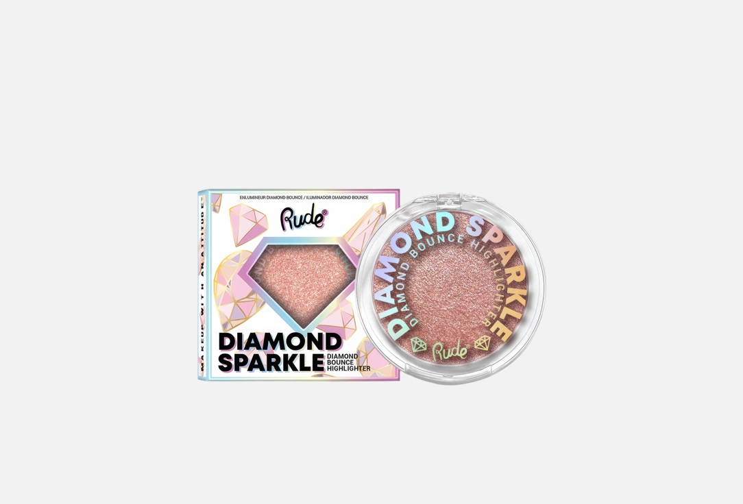 Rude Cosmetics DIAMOND BOUNCE HIGHLIGHTER DIAMOND SPARKLE 