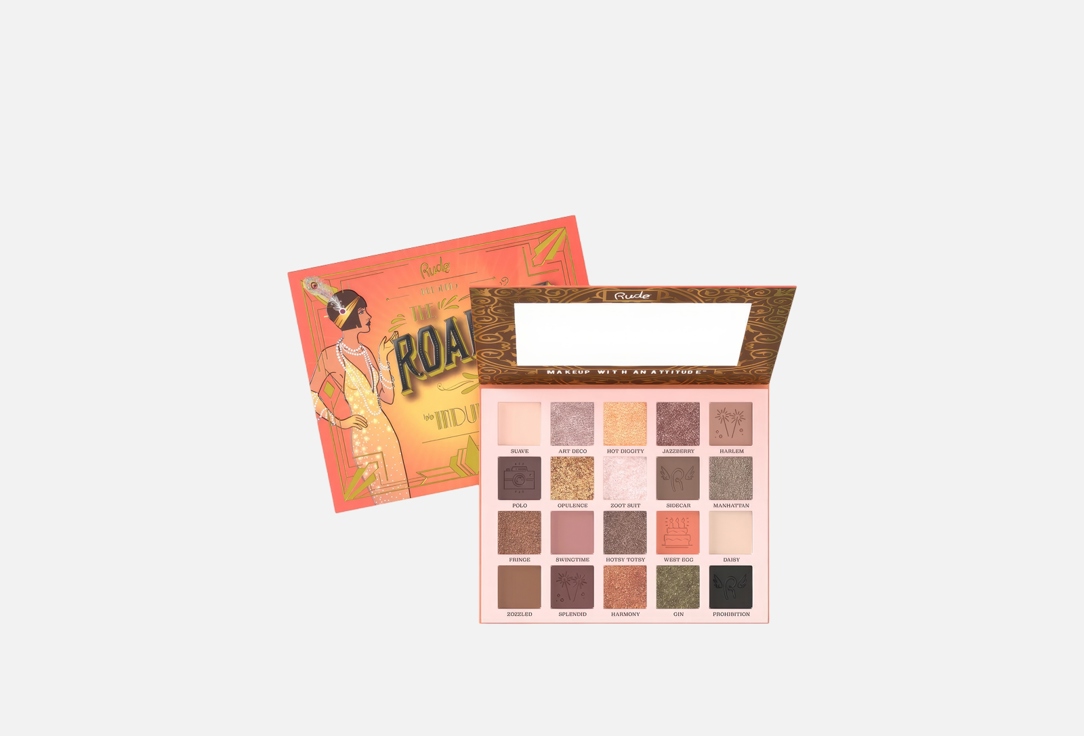 Rude Cosmetics EYESHADOW PALETTE THE ROARING 20'S 