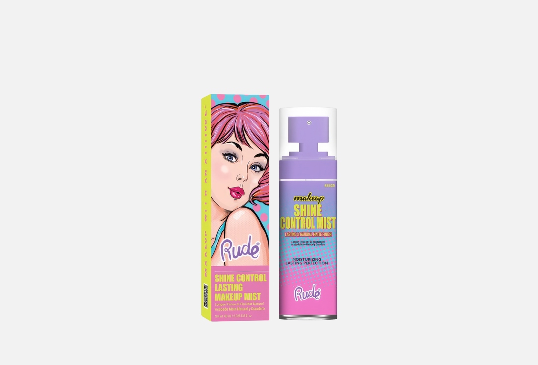 Rude Cosmetics LASTING MAKEUP MIST  SHINE CONTROL 