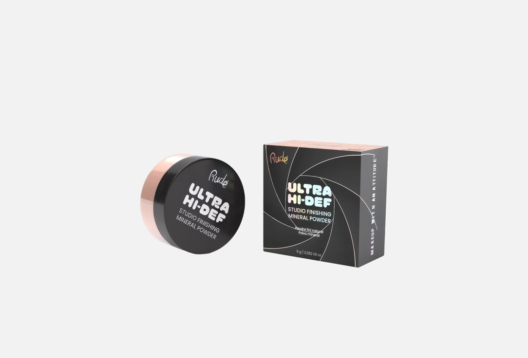 Rude Cosmetics FINISHING MINERAL POWDER ULTRA HIGH DEFINITION STUDIO 