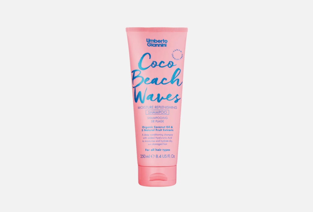 Umberto Giannini Moisture Replenishing Shampoo Coco Beach Waves