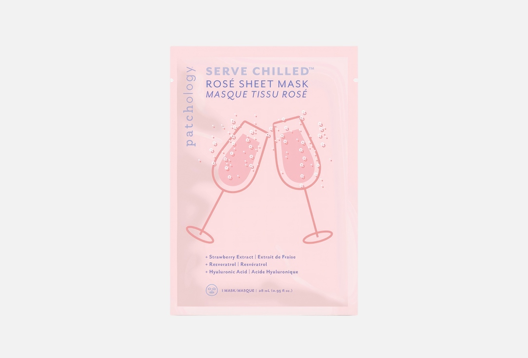 Patchology Sheet mask nourish and revitalize your skin Rosé