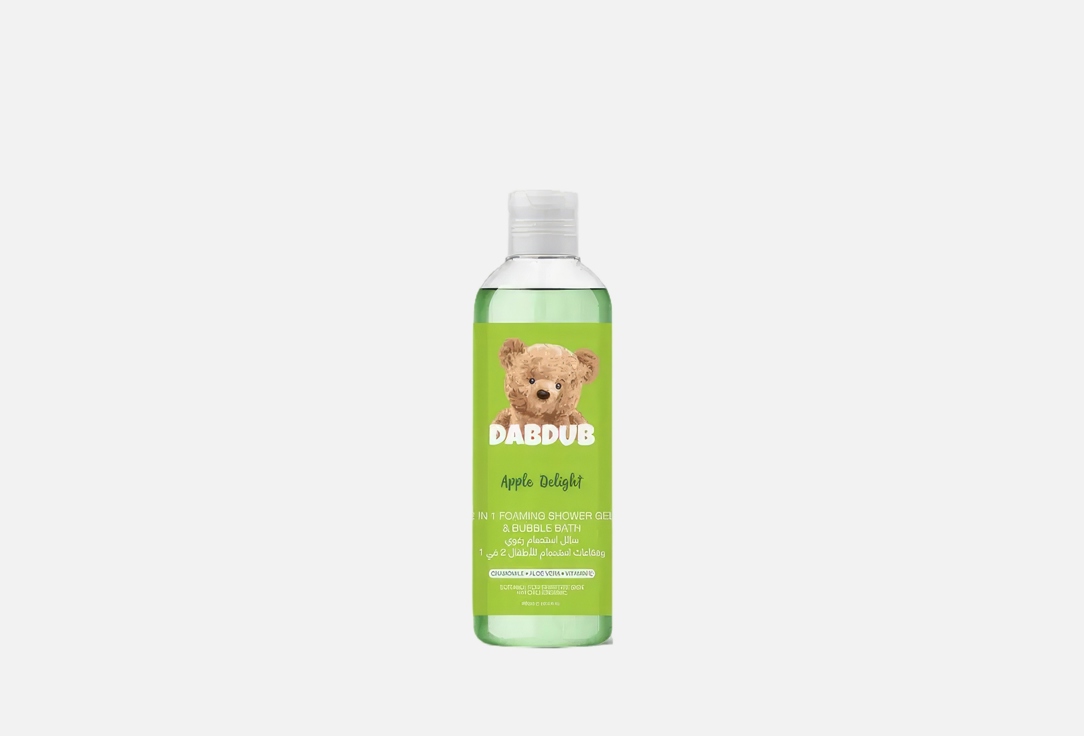 Dabdub 2 In1 Foaming Shower Gel & Bubble Bath Apple Delight