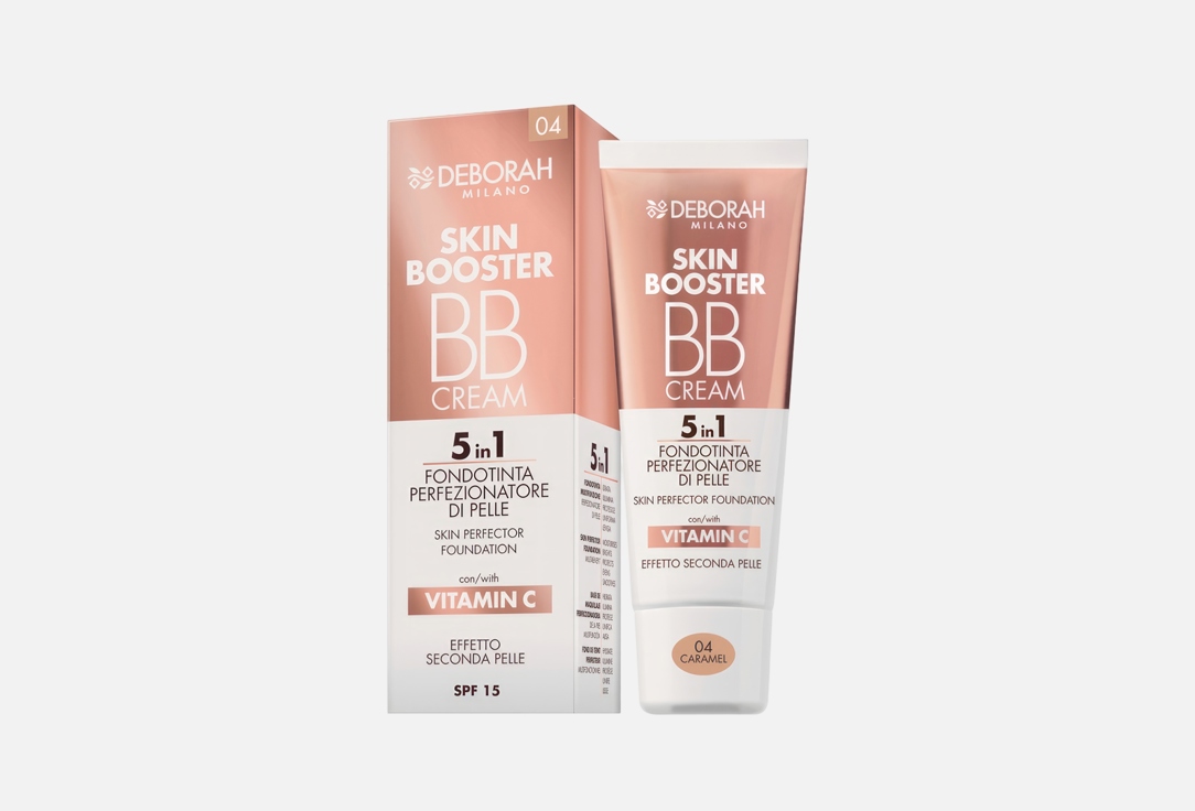 DEBORAH MILANO Skin perfecting foundation SPF 15 Skin Booster BB Cream 5-in-1