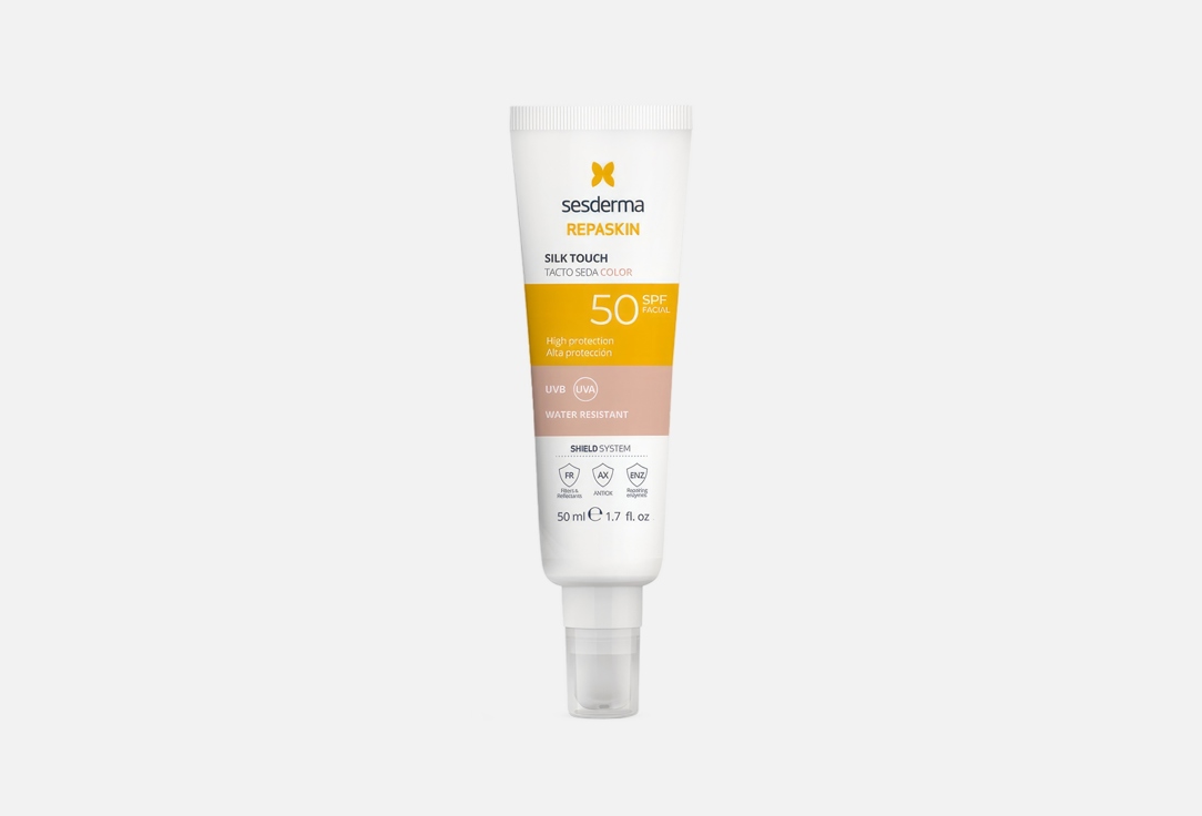 Sesderma Water Resistant Tinted Sunscreen SPF50 REPASKIN Silk Touch