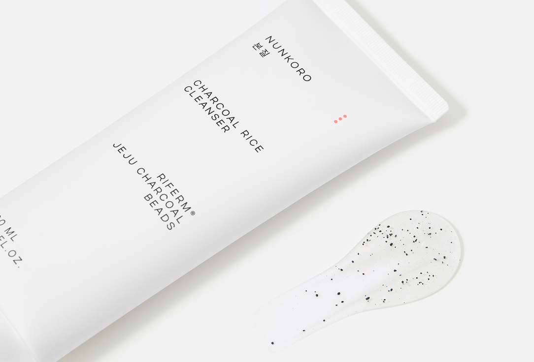 NUNKORO Daily Purifying Gel Cleanser Charcoal rice cleanser