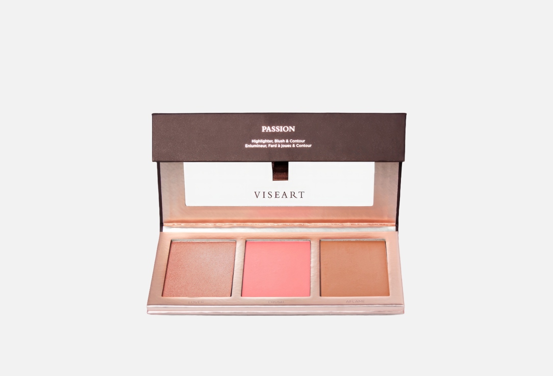 VISEART Face Palette Highlighter, Blush & Contour