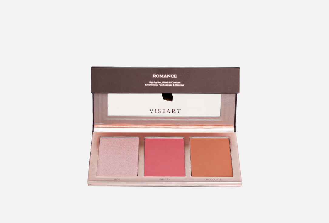 VISEART Face Palette Highlighter, Blush & Contour