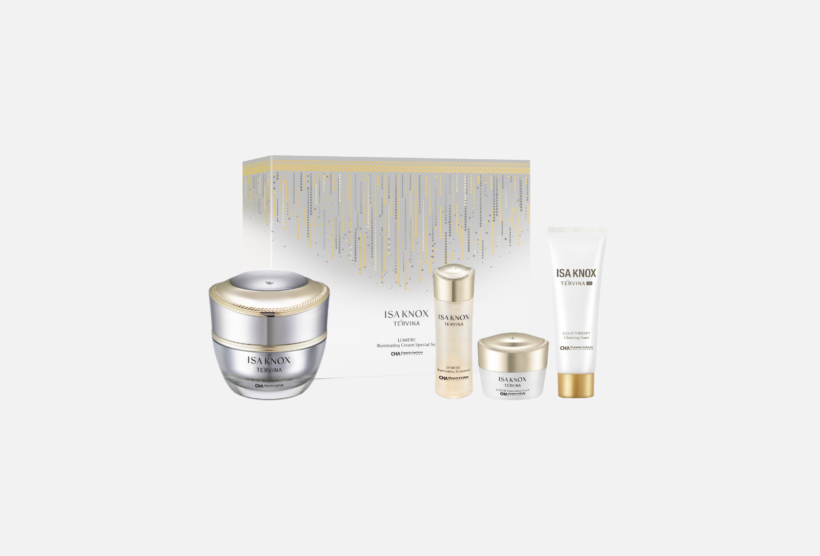 ISA Knox Skin care set Te'rvina lumiere illuminating cream special