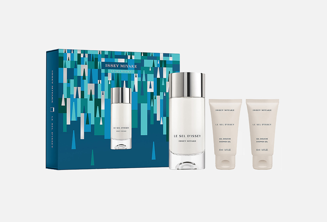 Issey Miyake Eau de Toilette & Shower gel  GIFT SET Le Sel d’Issey pour Homme