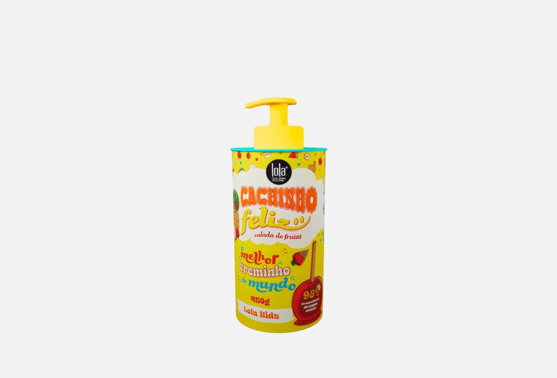 Lola from Rio Moisturizing & Detangling hair Cream for Kids Cachinho Feliz Fruit Salad