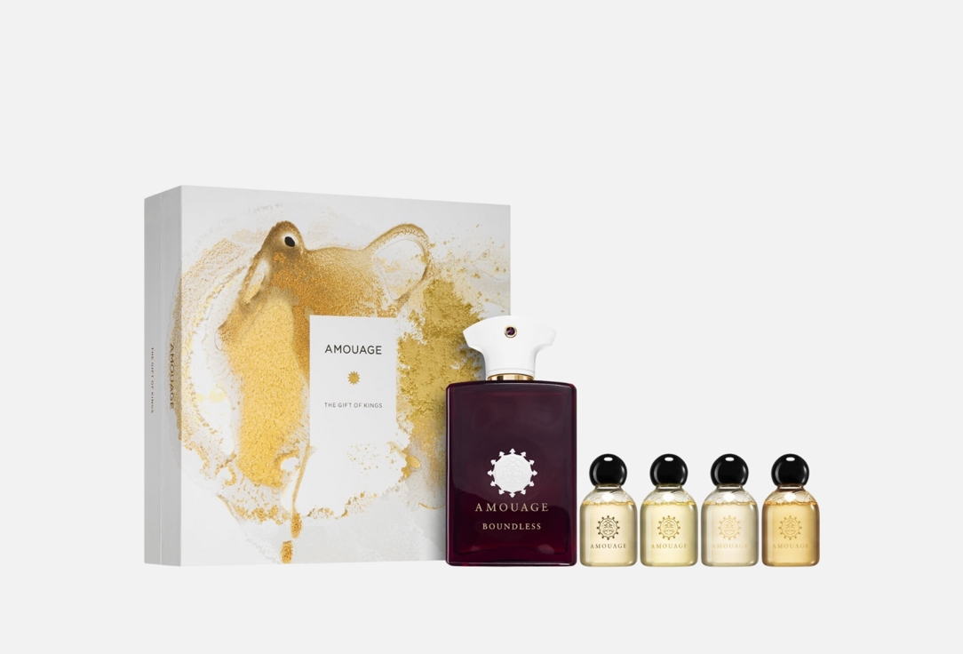 Amouage Gift Set: Eau de parfum & Bath Samples Boundless 