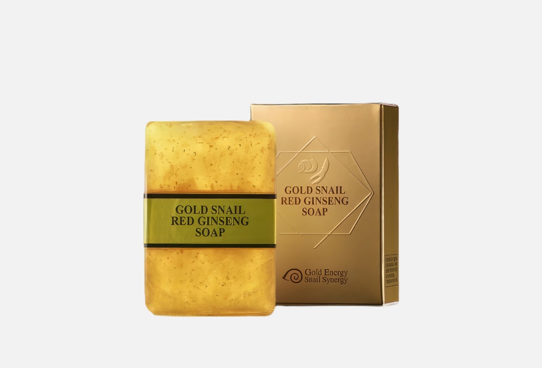 Gold Snail Face Soap   Red ginseng  