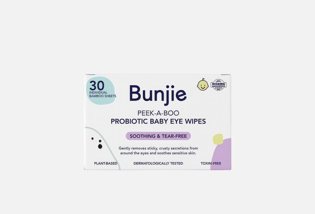 Bunjie Smoothing & Tear-Free Eye Wipes Probiotic EYE WIPES