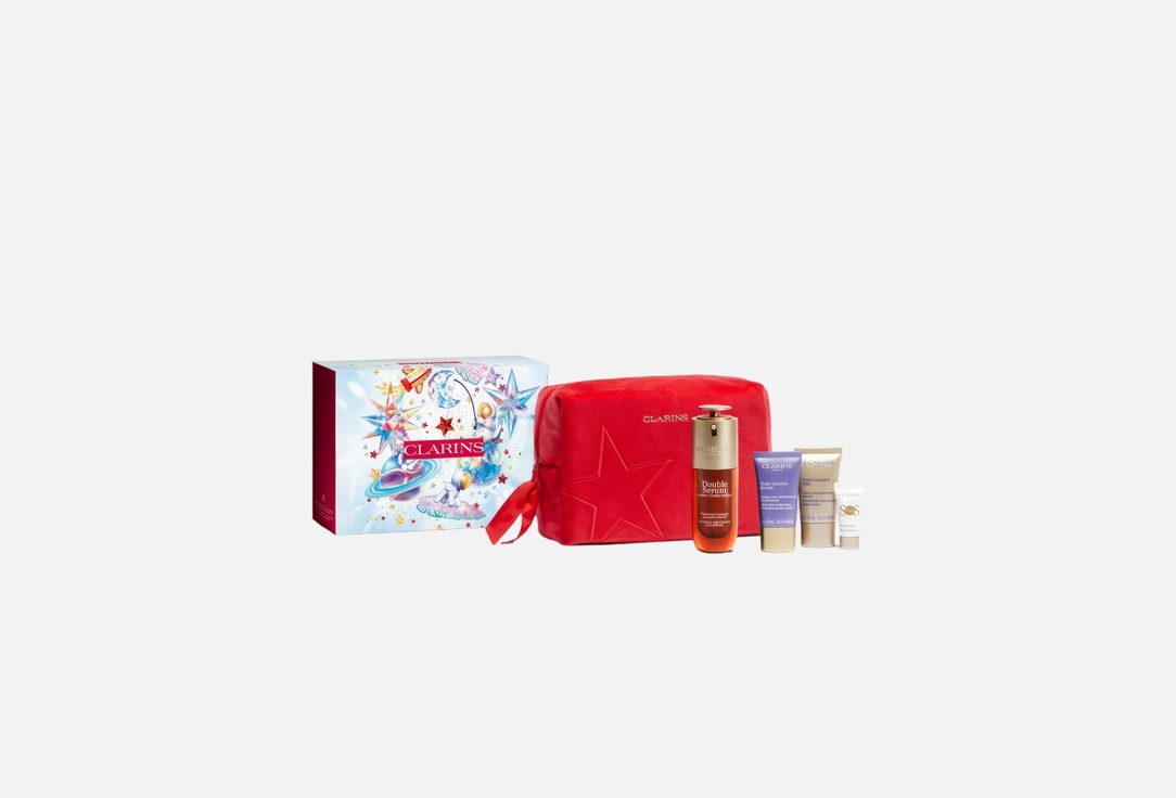 Clarins Skin Care Set Double Serum & Nutri-Lumière Collection