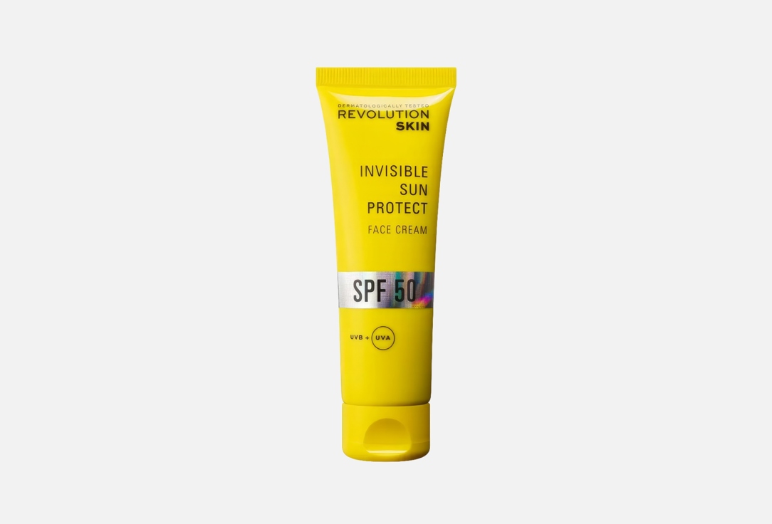 REVOLUTION SKINCARE Moisturizing Face Sunscreen SPF50 Invisible Sun Protect