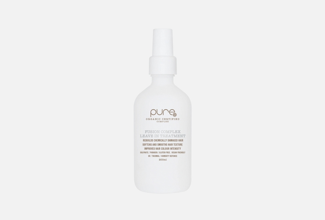 Pure Haircare Australia Leave In hair Treatment Fusion Complex