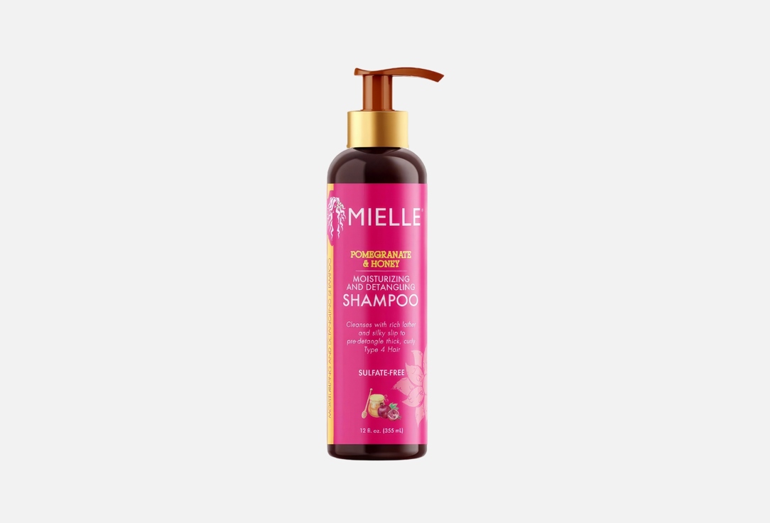 Mielle Shampoo Pomegranate & Honey Moisturizing and Detangling Shampoo