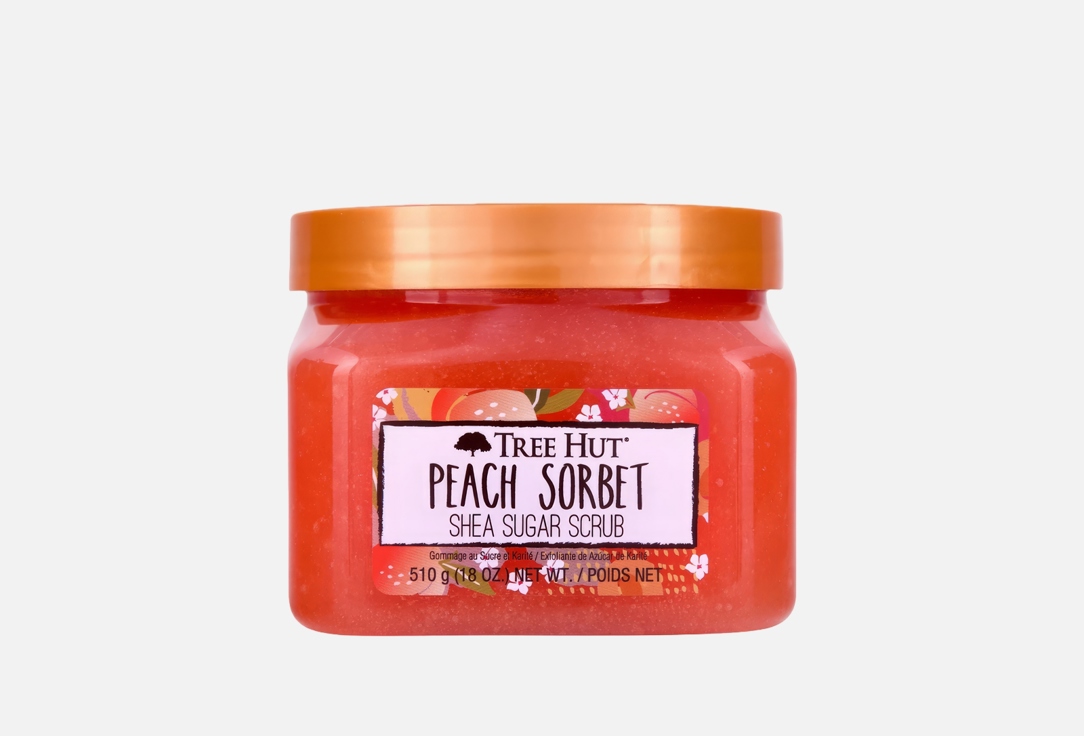 TreeHut Refreshing Body Scrub Peach Sorbet