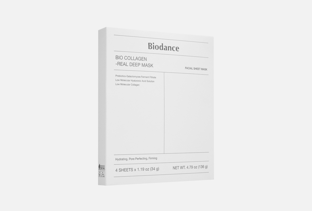 Biodance Hydrogel Face Masks Collagen Real Deep