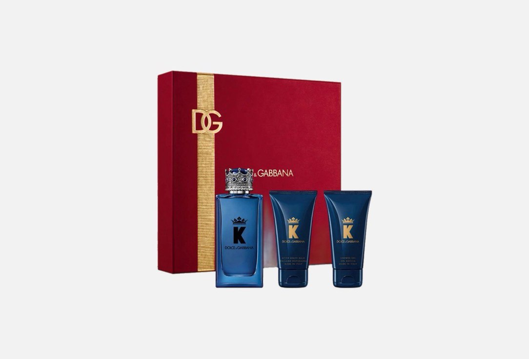 Dolce & Gabbana Eau de Parfum & Aftershave Balm & Shower Gel Gift Set K