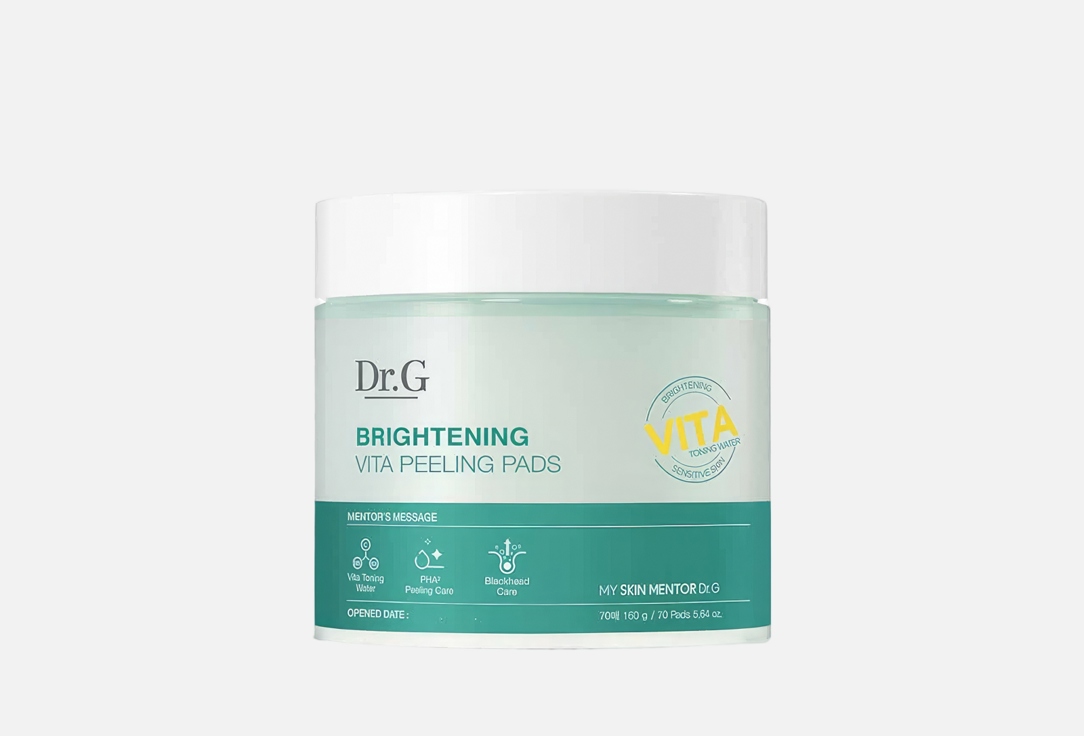 Dr.G BRIGHTENING PEELING PADS  VITA